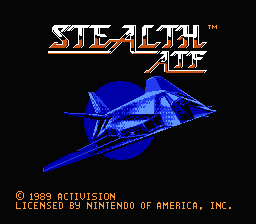 Stealth ATF title screenshot